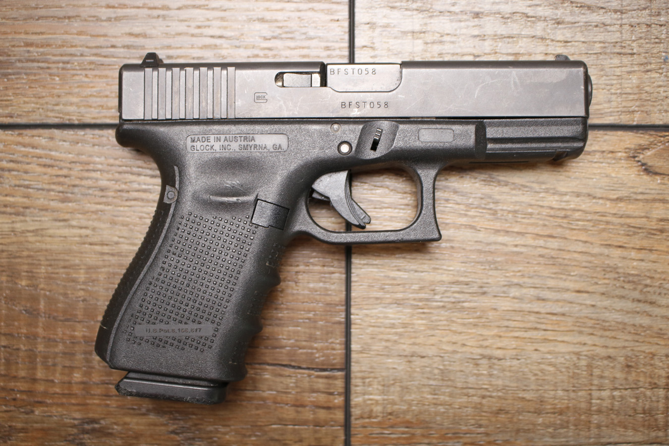 GLOCK 19 Gen4 9mm Police Trade-in Pistol